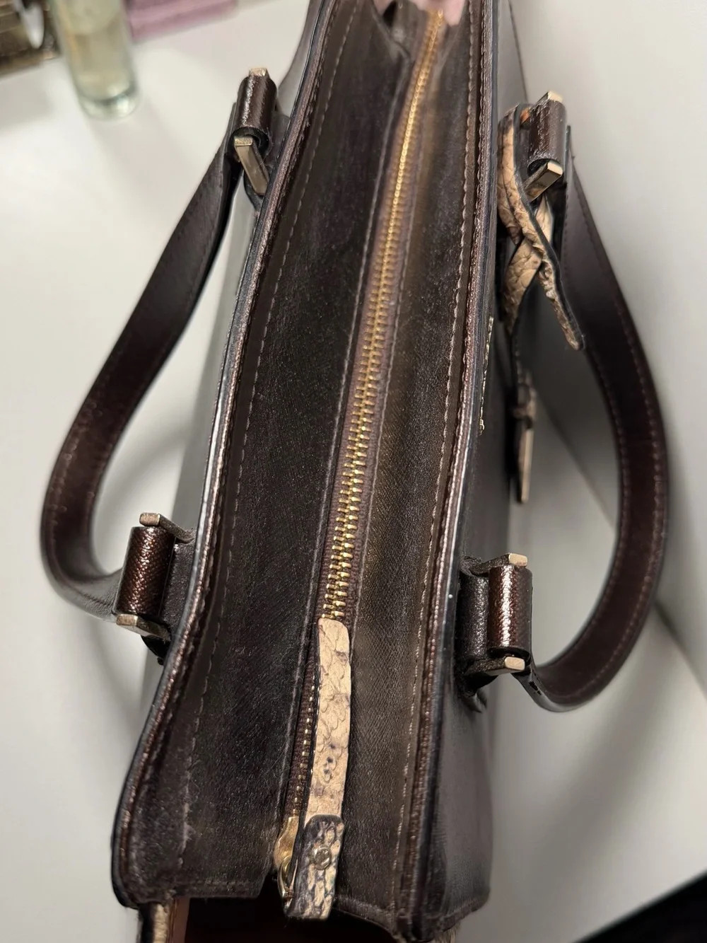 Kate Spade Cameron Street Snake-Embossed Small Hayden